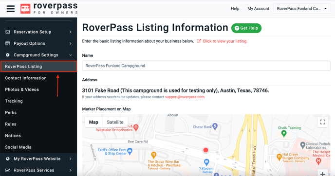RoverPass Listing